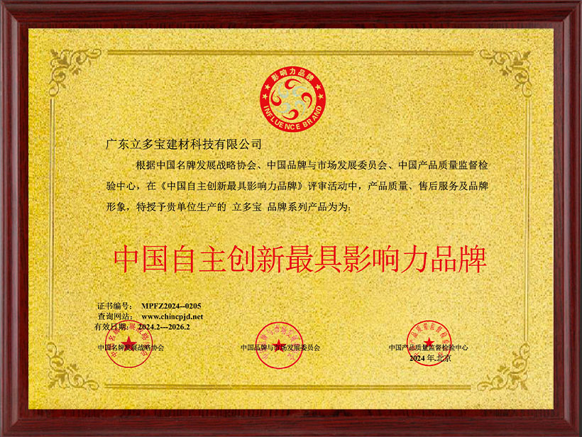 中国自主创新最具影响力品牌